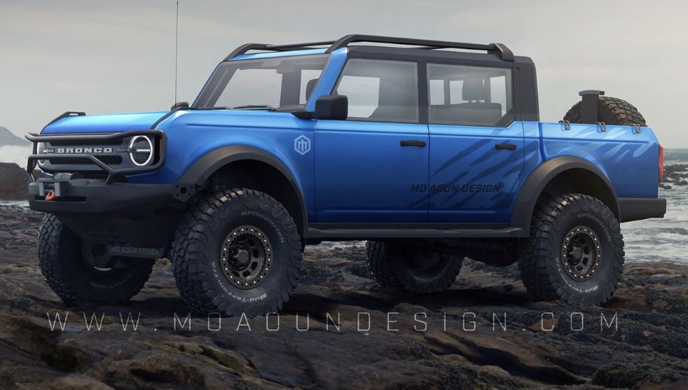 2024 Bronco Pickup Truck Rendered | Bronco6G - 2021+ Ford Bronco