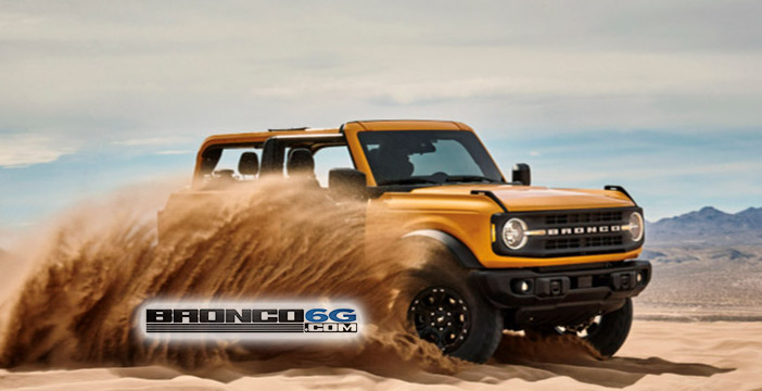 This is It! 2021 Bronco With Top Off, Doors Removed, Sand In | Bronco6G ...