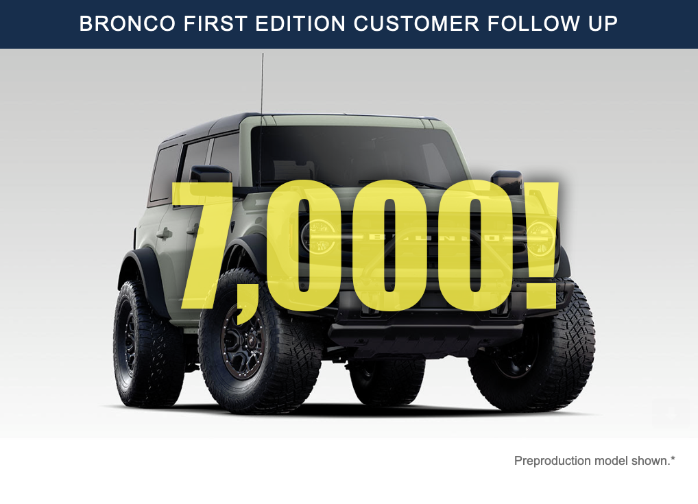 2021 Ford Bronco First Edition