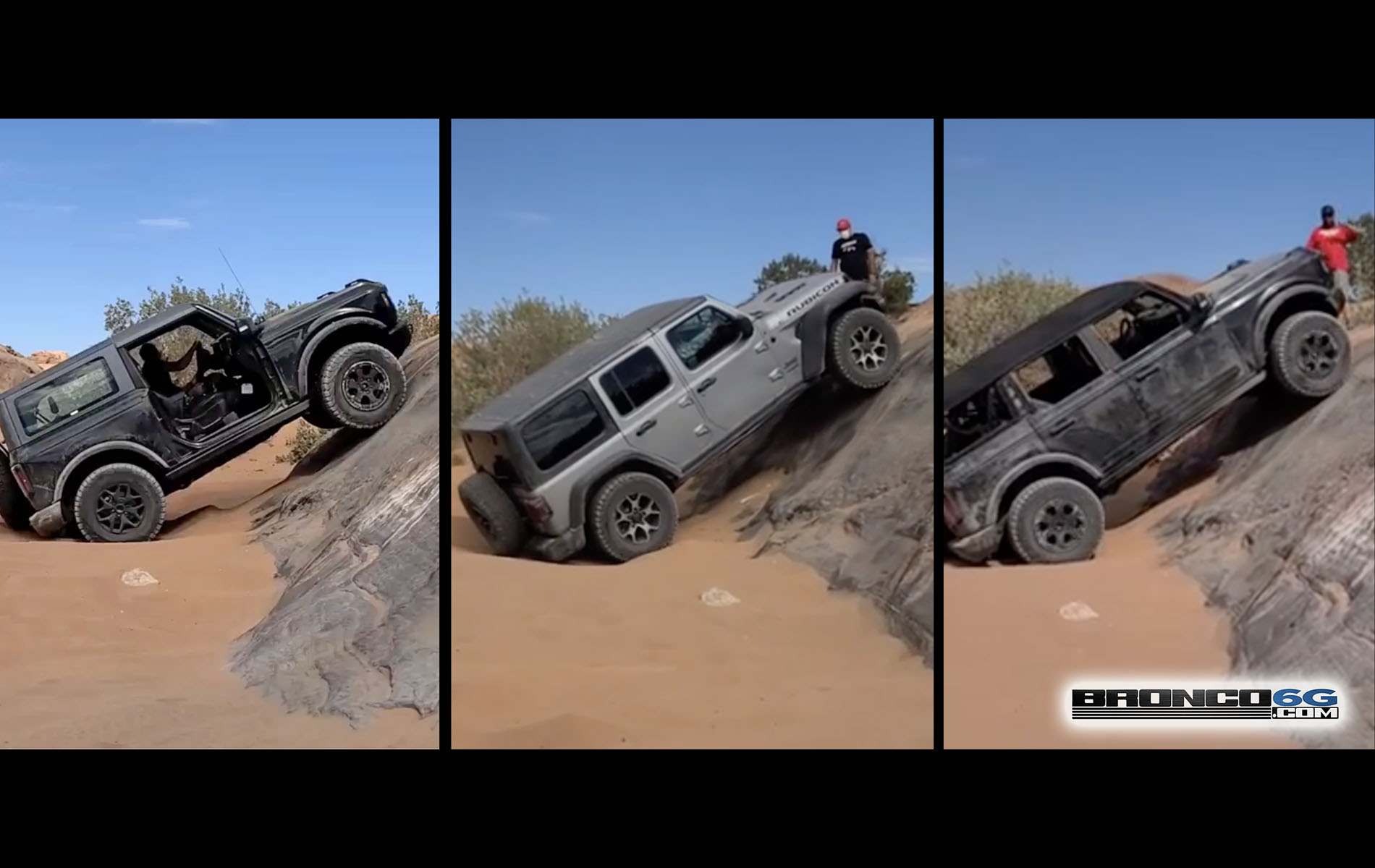 Video: 2021 Bronco vs Jeep Wrangler Rubicon Crawling Back-to-Back at Moab |  Bronco6G - 2021+ Ford Bronco & Bronco Raptor Forum, News, Blog & Owners  Community