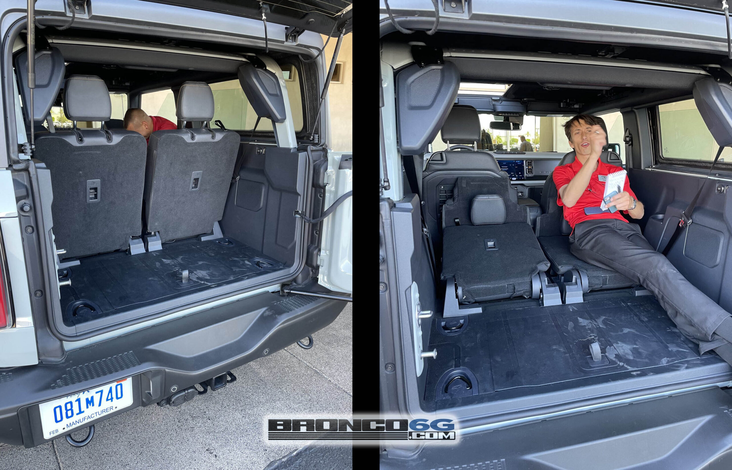 2Door Bronco Badlands Cargo Space Pictures & Video Bronco6G 2021