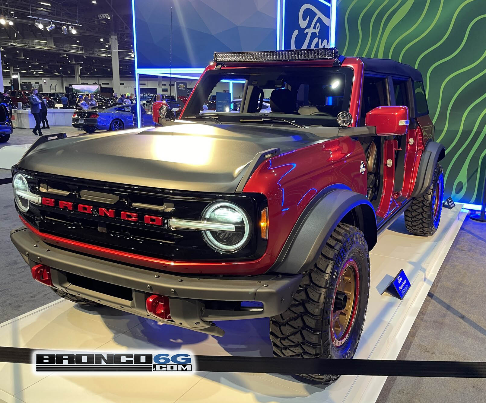 Modified 2021 Bronco build shows up at Houston Auto Show Bronco6G
