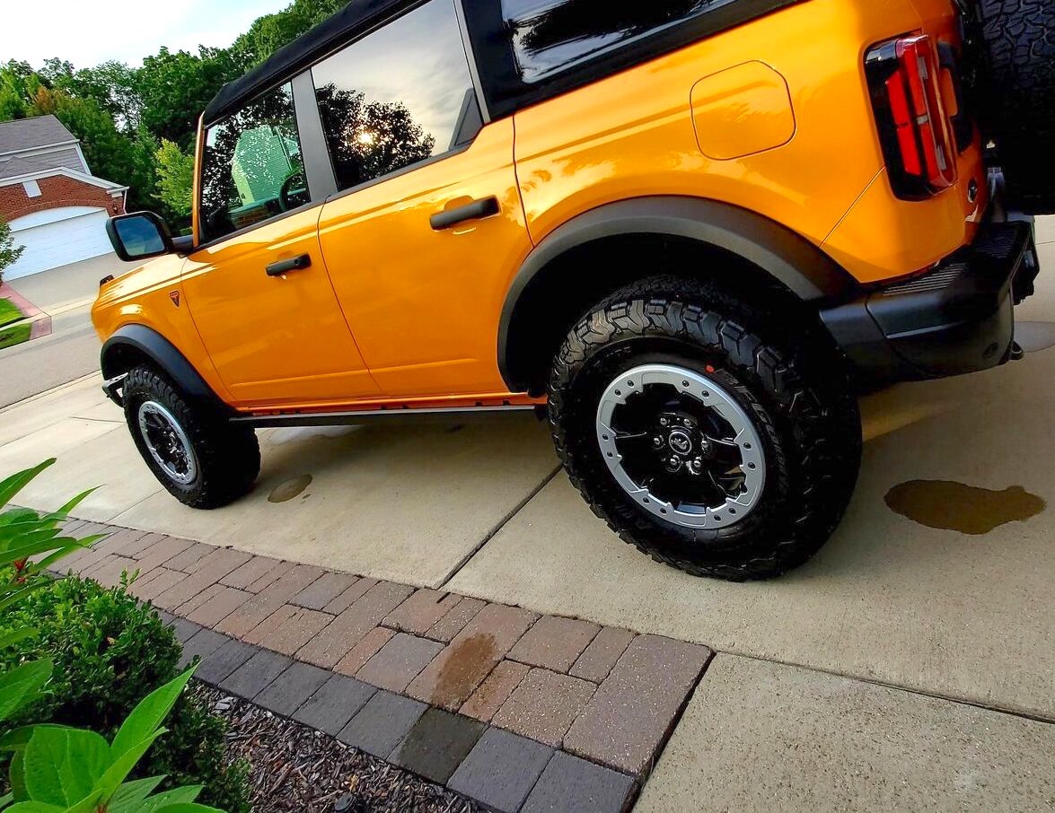 Beadlock Capable Wheels Rings Removal and Color Changed (Powdercoated