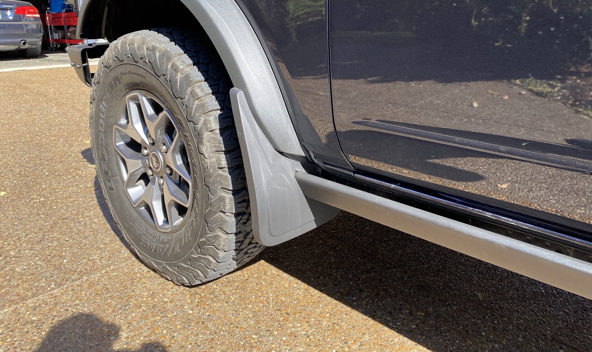 OEM Ford Splash Guard modification for use with rock rails [updated