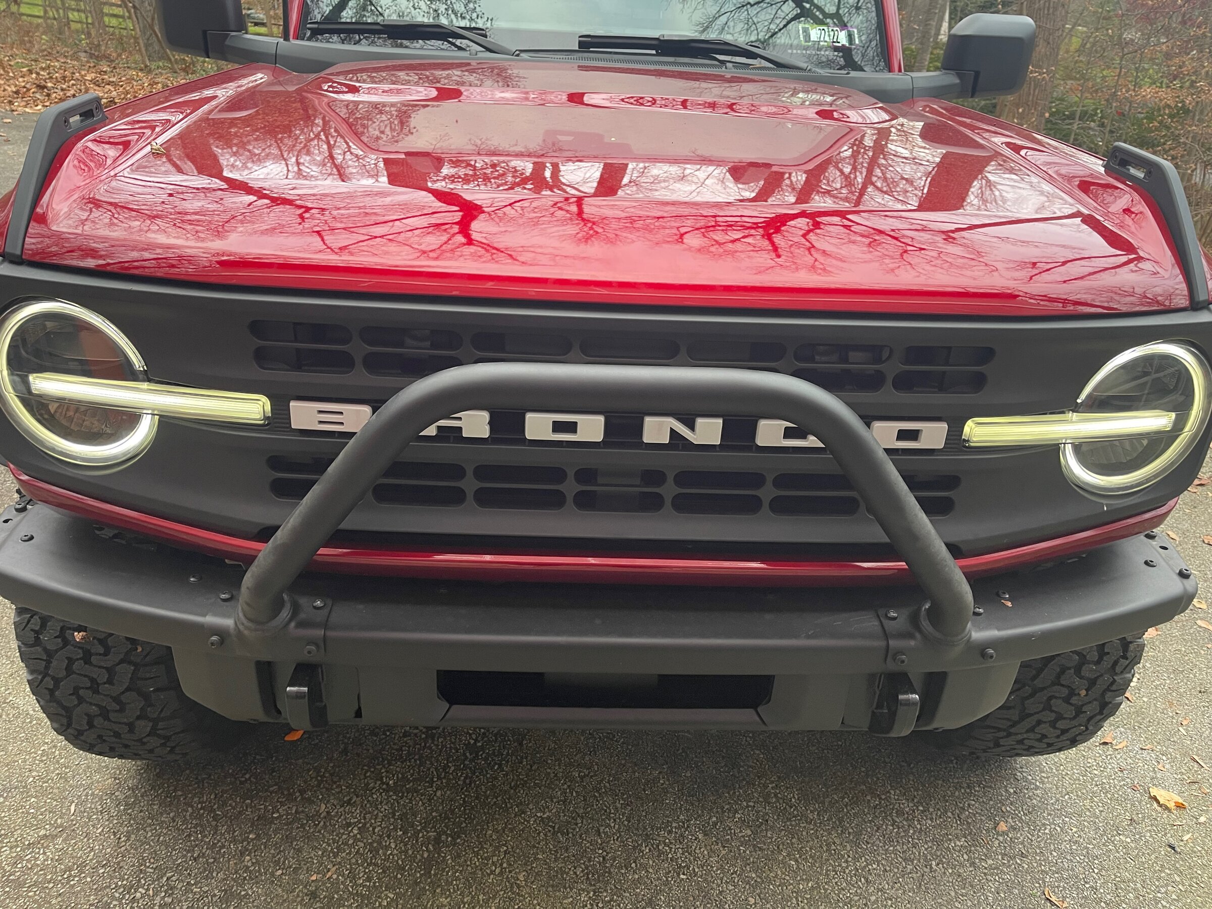 Signature LED headlights installed on Black Diamond plug and play