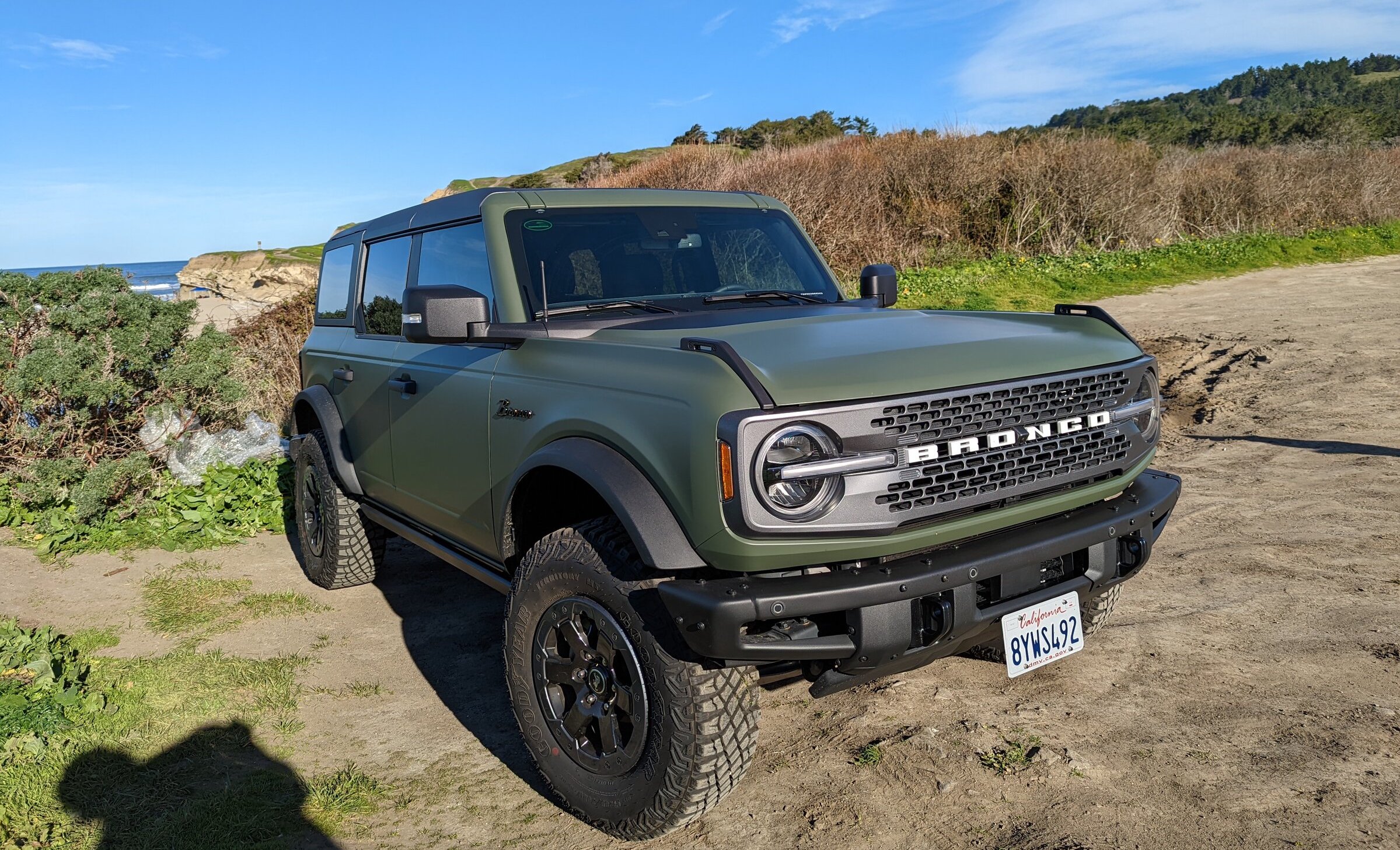 Got my Badlands 4 Door Wrapped In 3M Matte Military Green Bronco6G