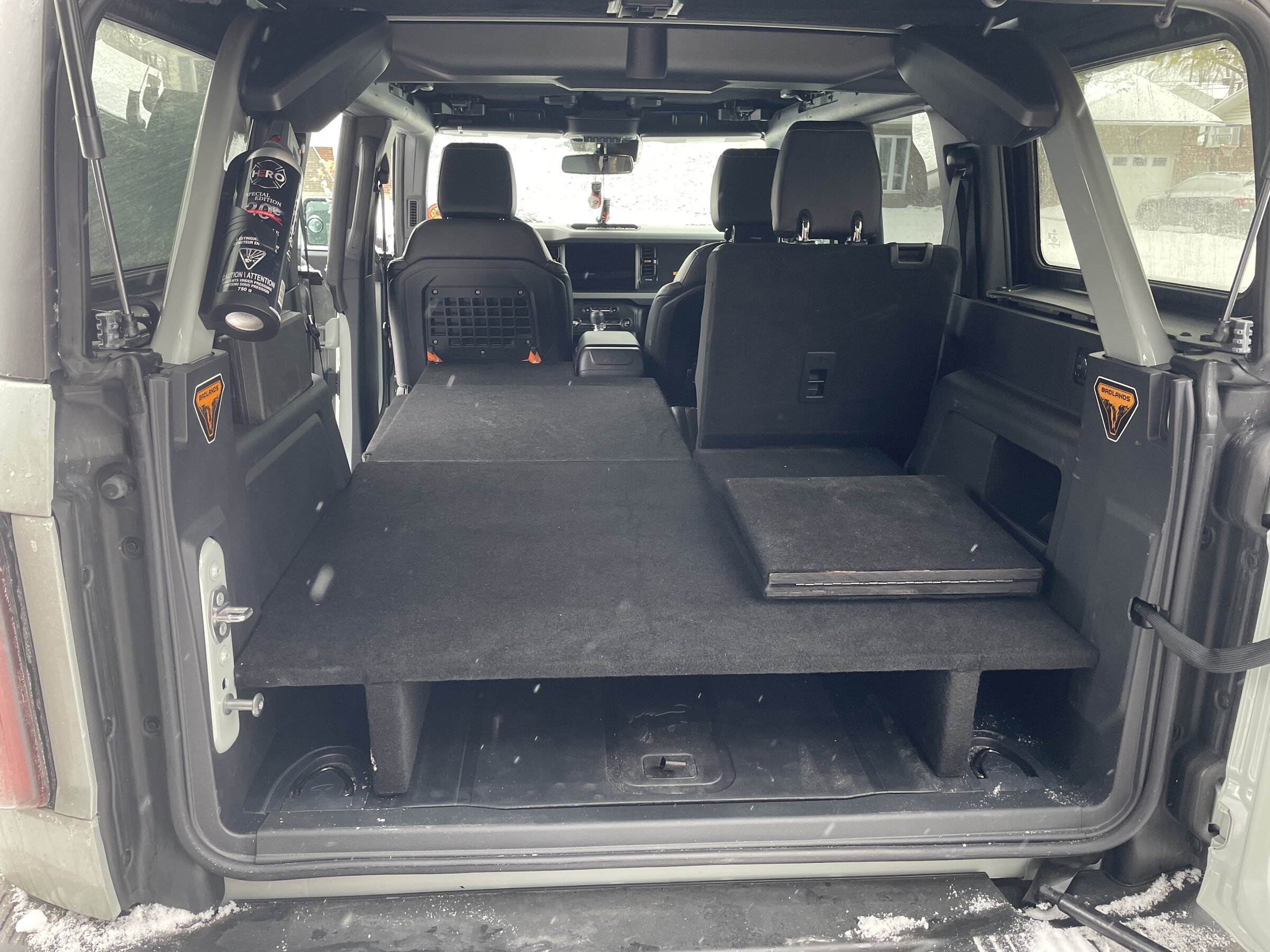 DIY single or double sleeping platform Bronco6G 2021+ Ford Bronco