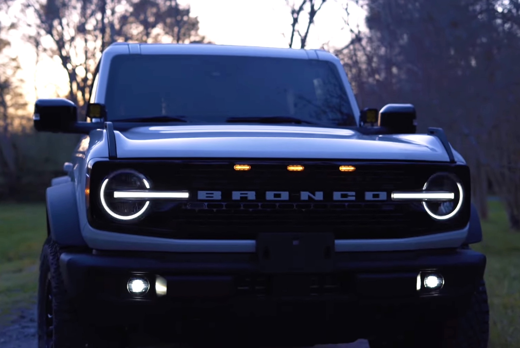 Raptor Grill Lights Installed & How To DIY Bronco6G 2021+ Ford
