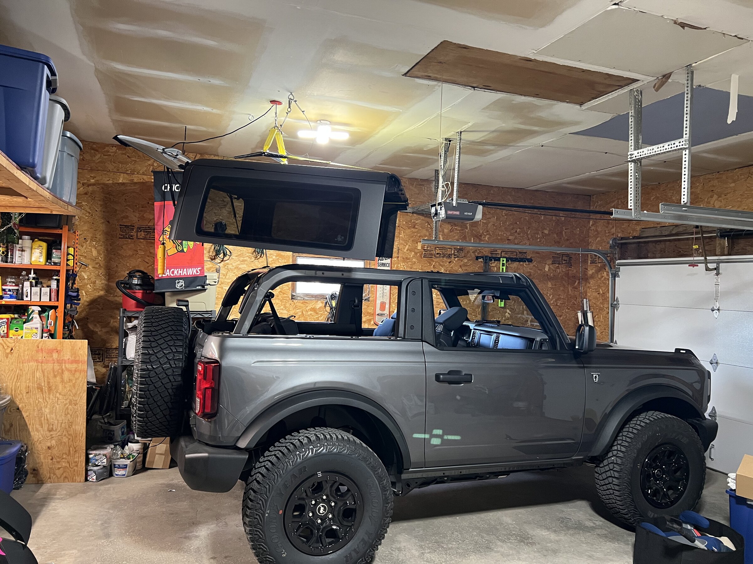 "Homemade" hard top lift tips! Bronco6G 2021+ Ford Bronco & Bronco