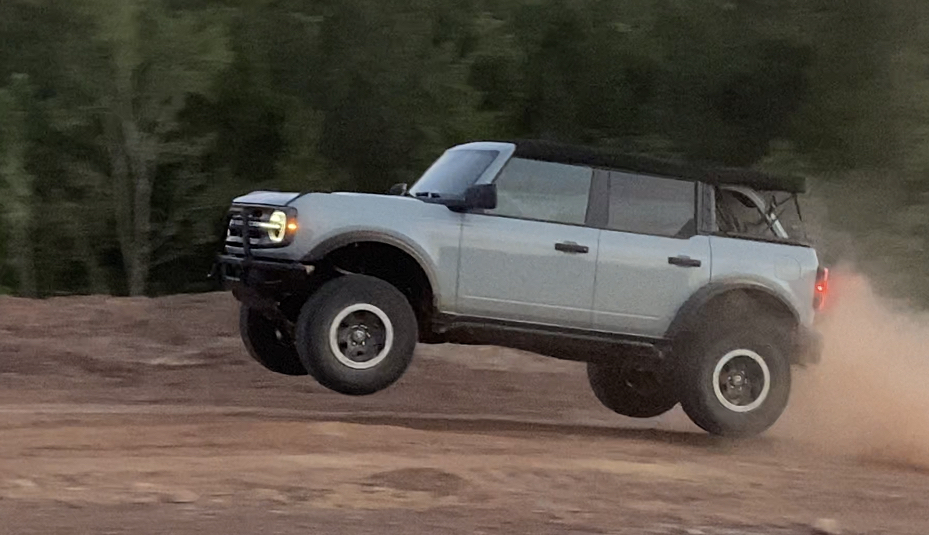 Extremely impressed! Had my Bronco doing jumps, turnassist donuts