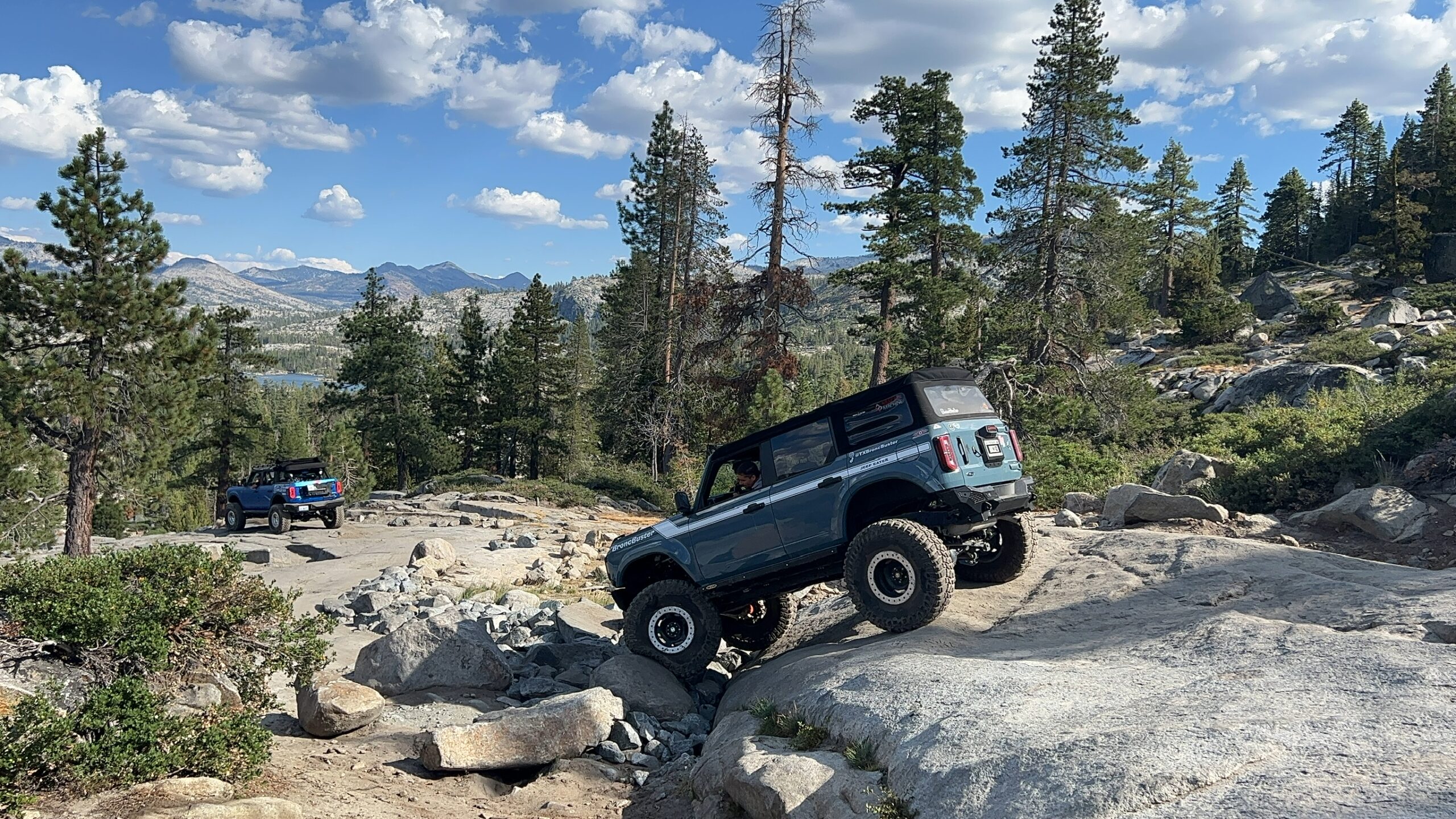 Broncos on the Rubicon Trail in NorCal Bronco6G 2021+ Ford Bronco