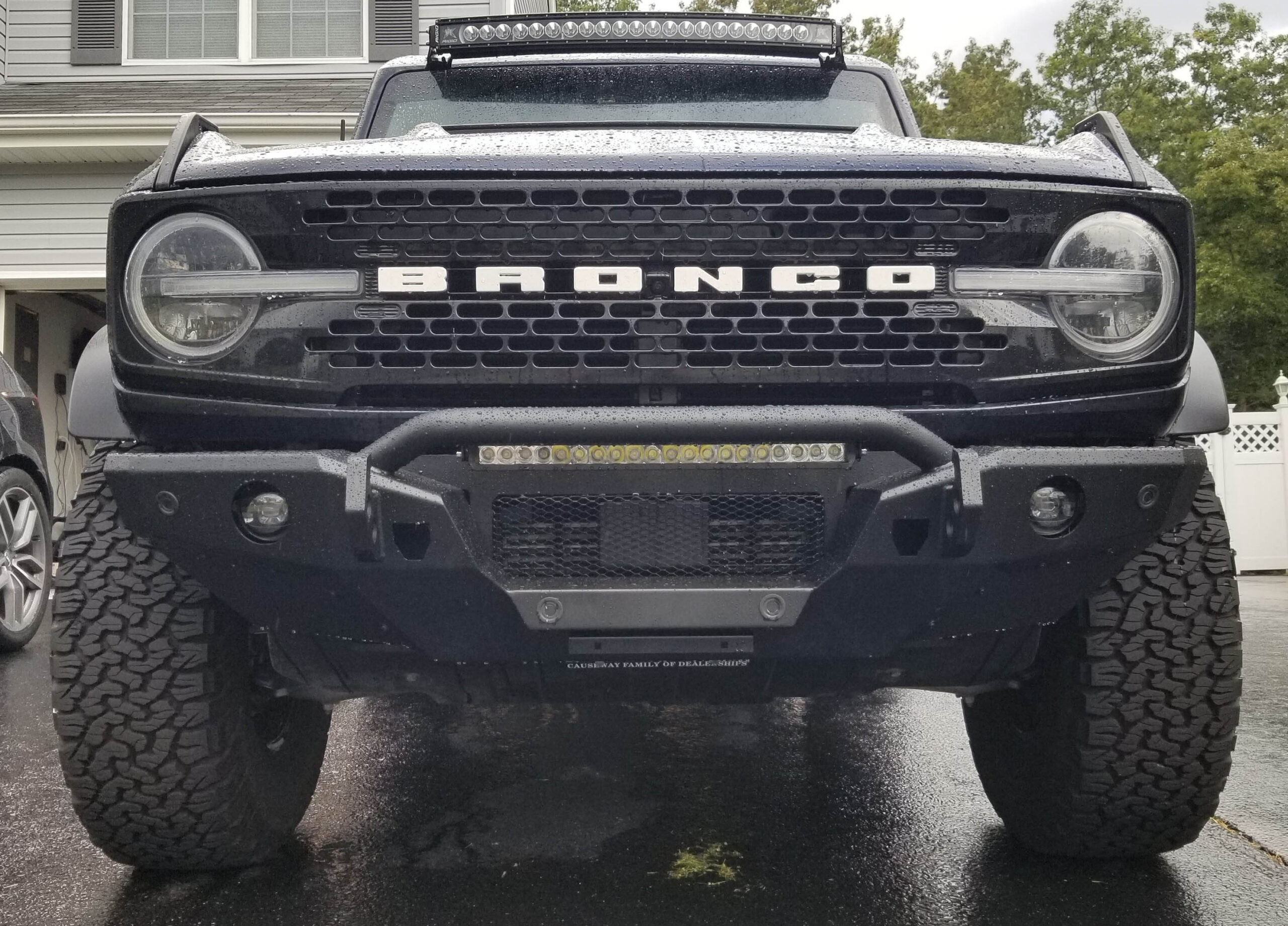 HAVOC Steel Bender Front Bumper Installed Bronco6G 2021+ Ford