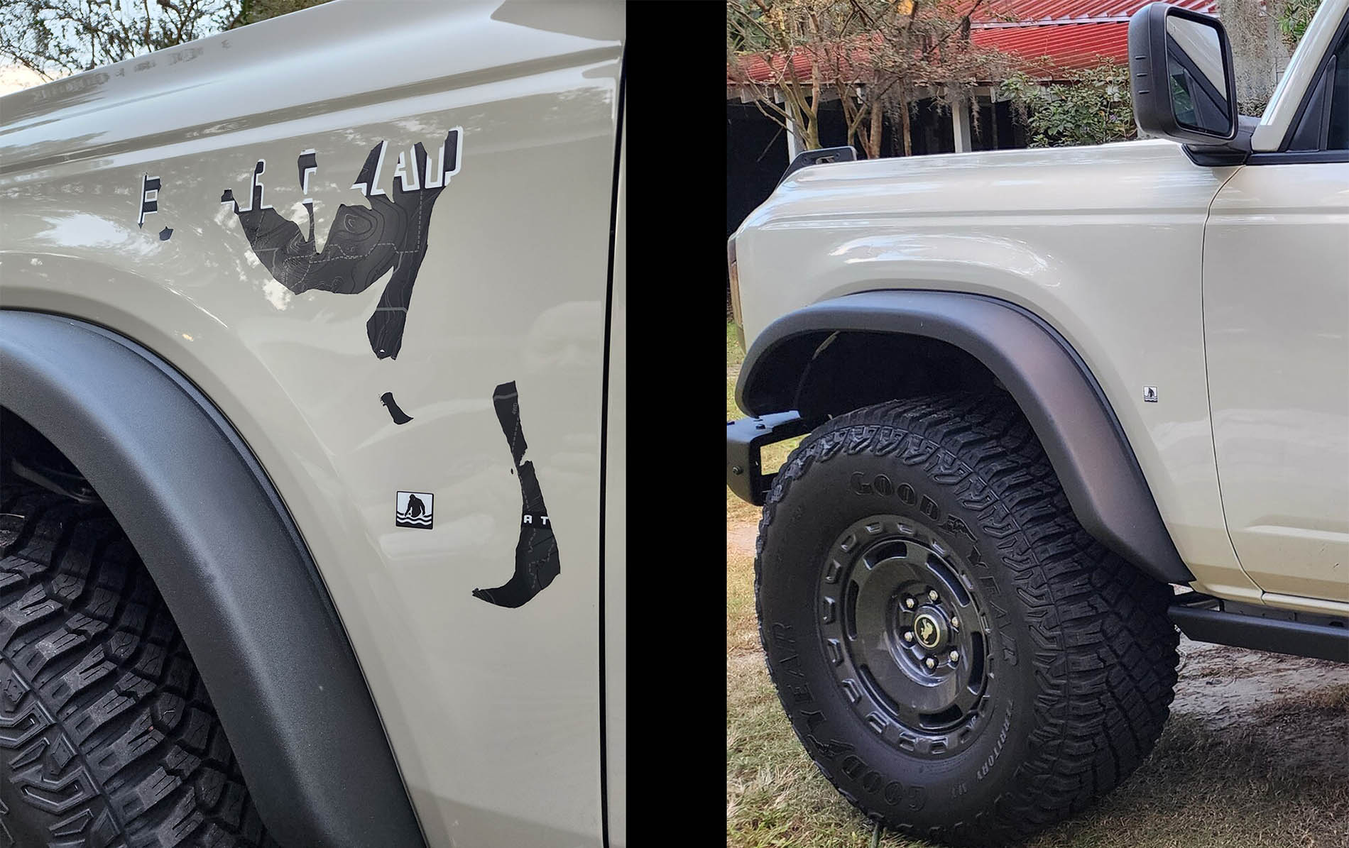 Removed decal sticker from my Desert Sand Everglades Bronco. Pictures ...