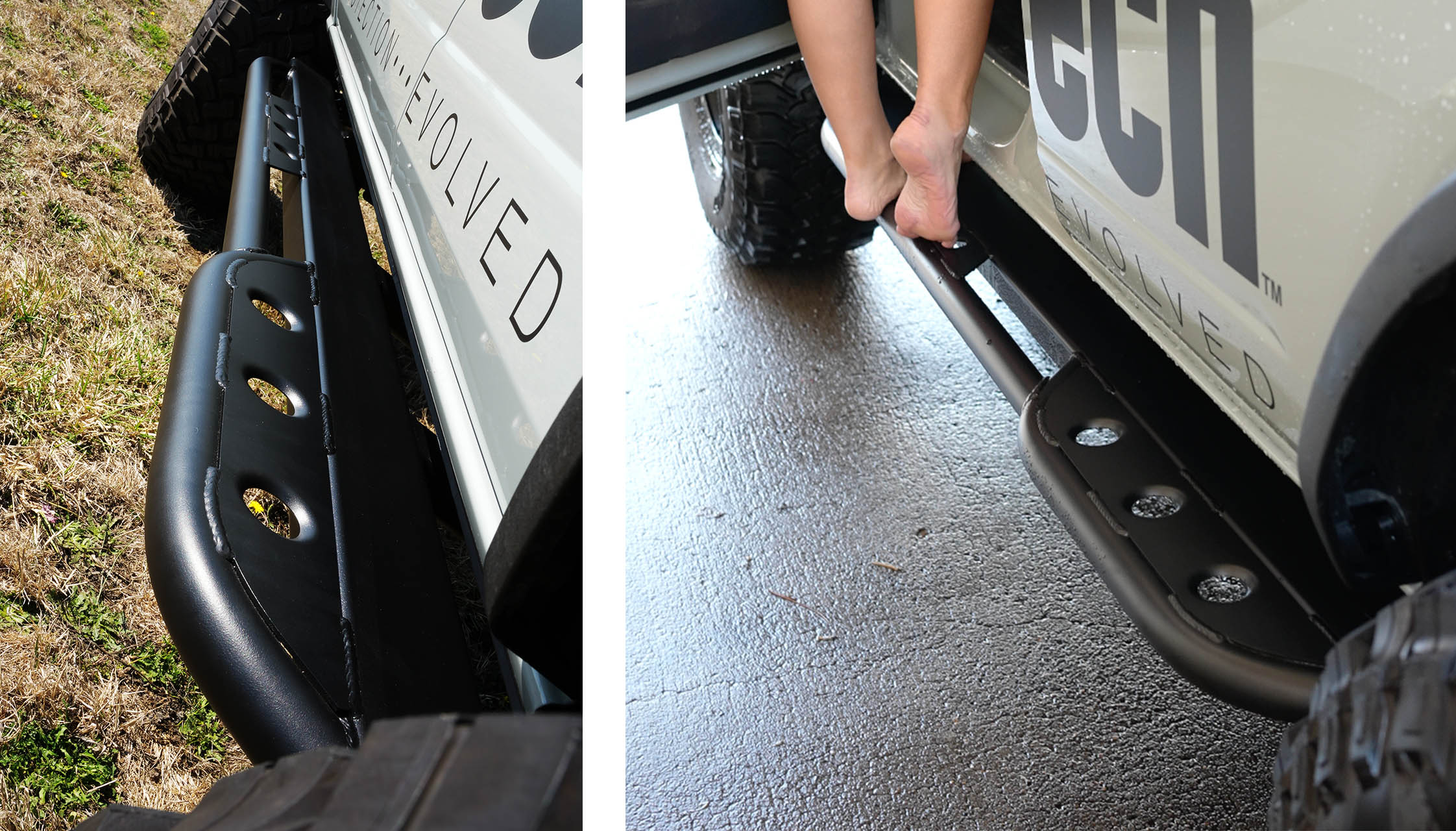 Frame Mounted Step Sliders Now shipping from Metaltech 4x4