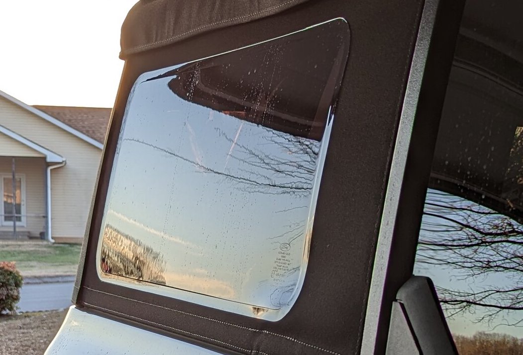 2023 Bronco Soft Top Window Seems Less Wavy Bronco6G 2021+ Ford