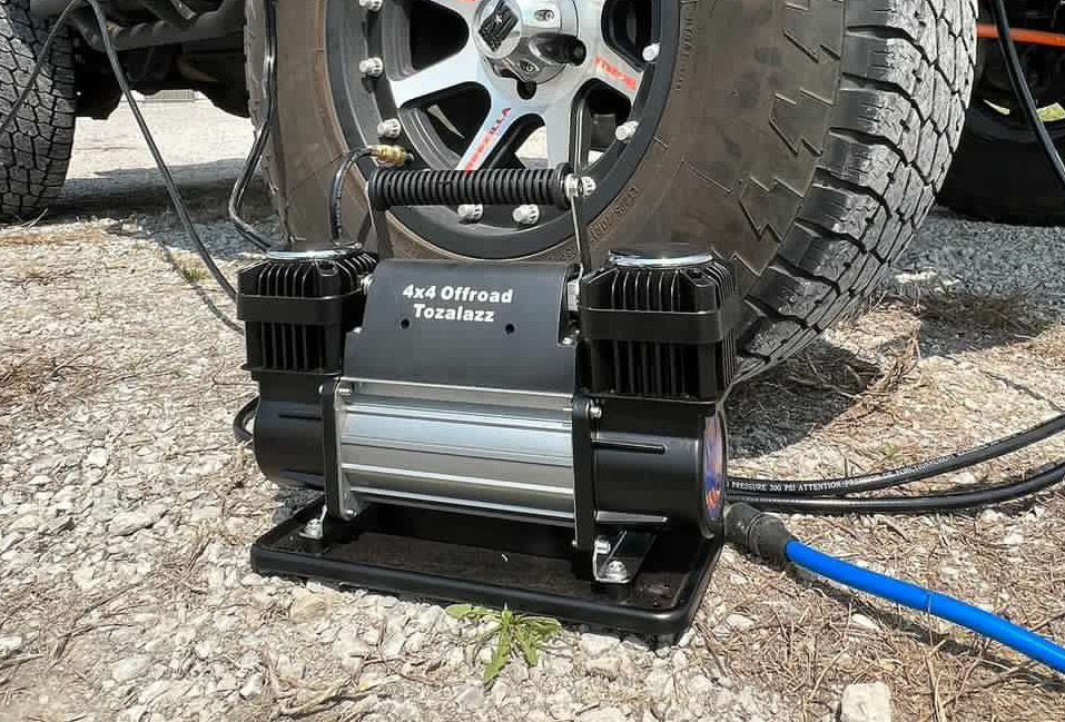 Introduction of Tozalazz beast 12V portable air compressor and tire