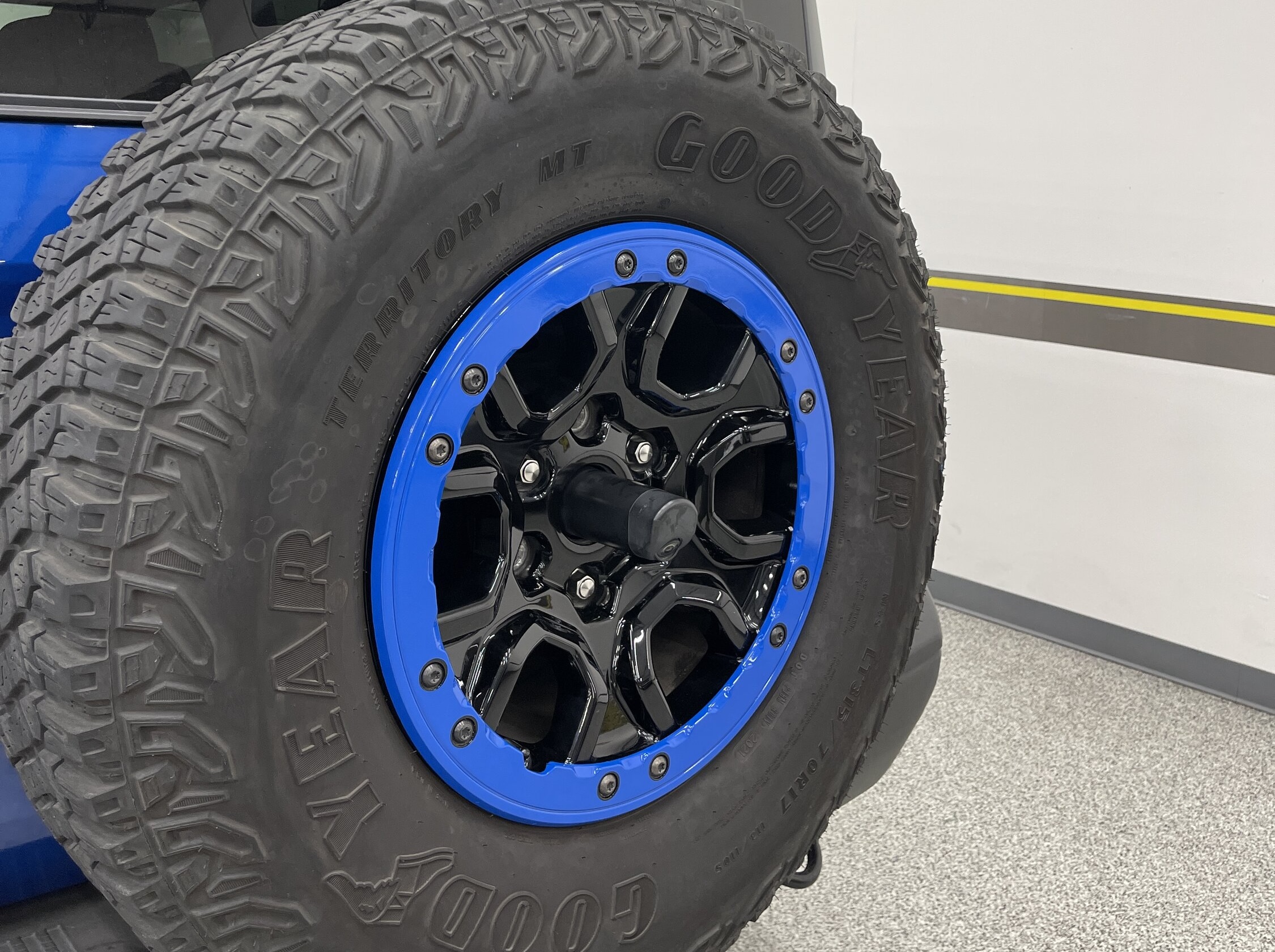 Bronco Sasquatch Beadlock Ring Vinyl Wrap (Set of 6) Bronco6G 2021