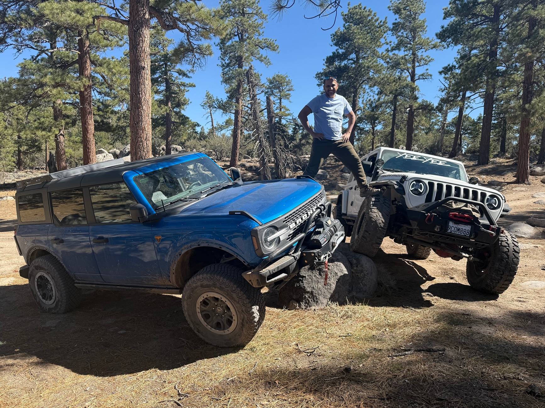 Trip: Big Bear California ; John Bull + Holcomb Creek trails